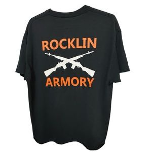 Retro Rocklin Armory CA Gun Shop Men’s XL T-Shirt